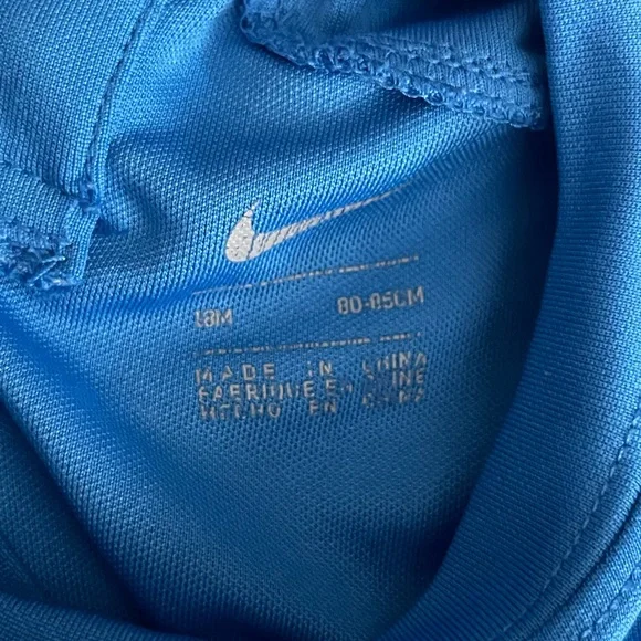 Nike Blue & Navy Toddler Athletic Top and Shorts Set - Picture 6 of 9